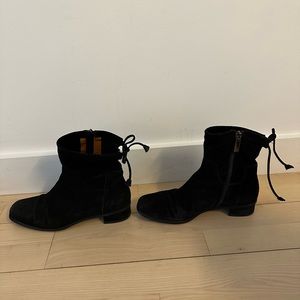 Aquatalia Black Suede Boots